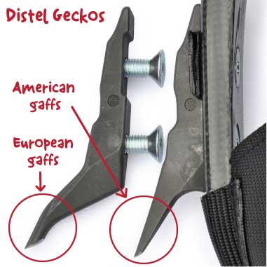 climbing gaffs tree gear difference between gaff tools spikes climbers equipment spurs ones normal american arborist diy